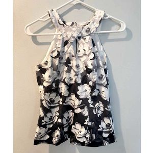 White House Black Market size 0 floral halter top